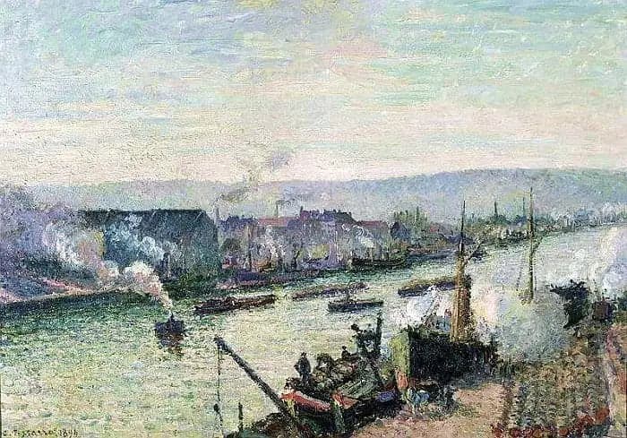 The Seine at Rouen, Saint-Sever
