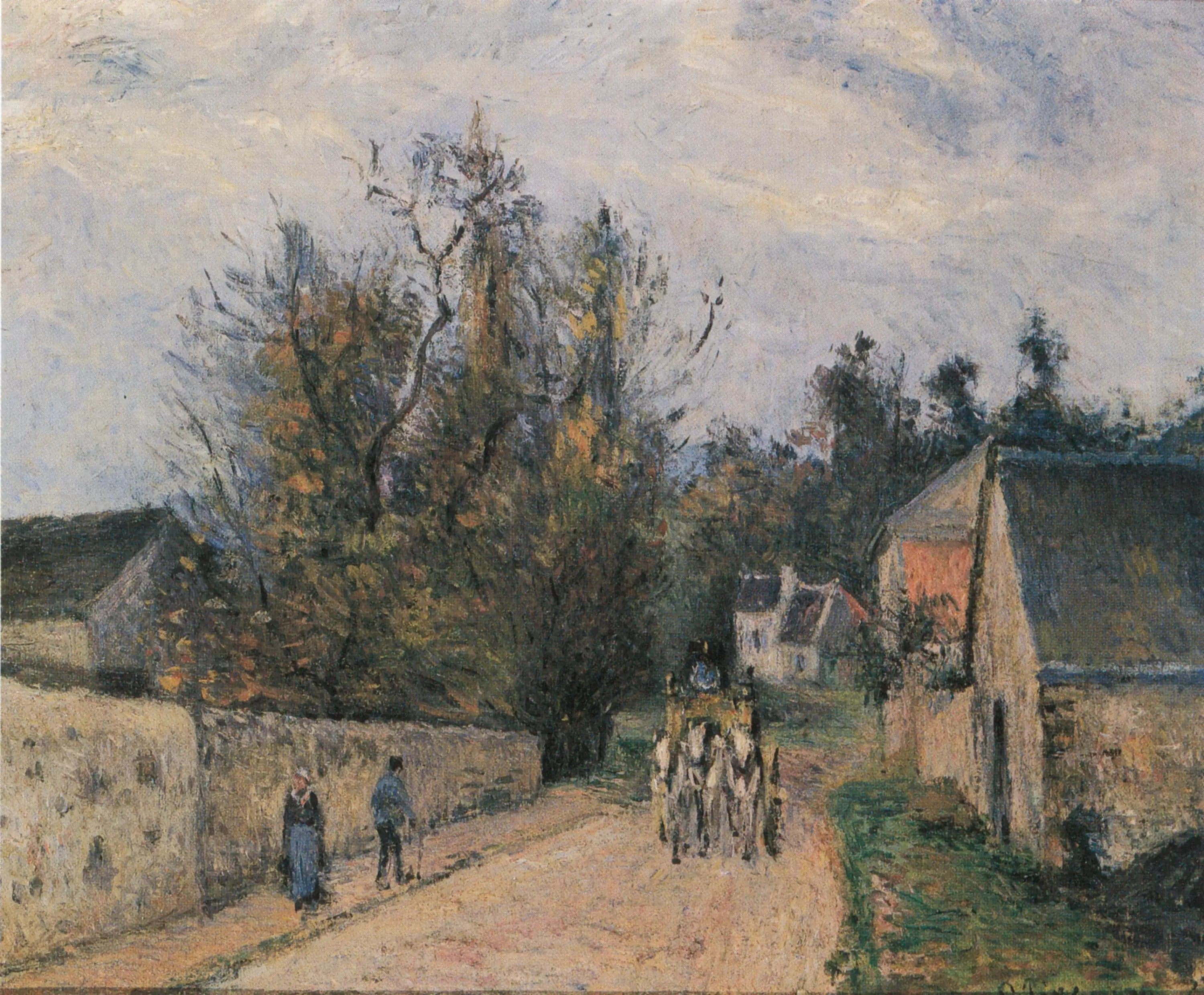 The Stagecoach, road from Ennery to the Hermitage, Pontoise