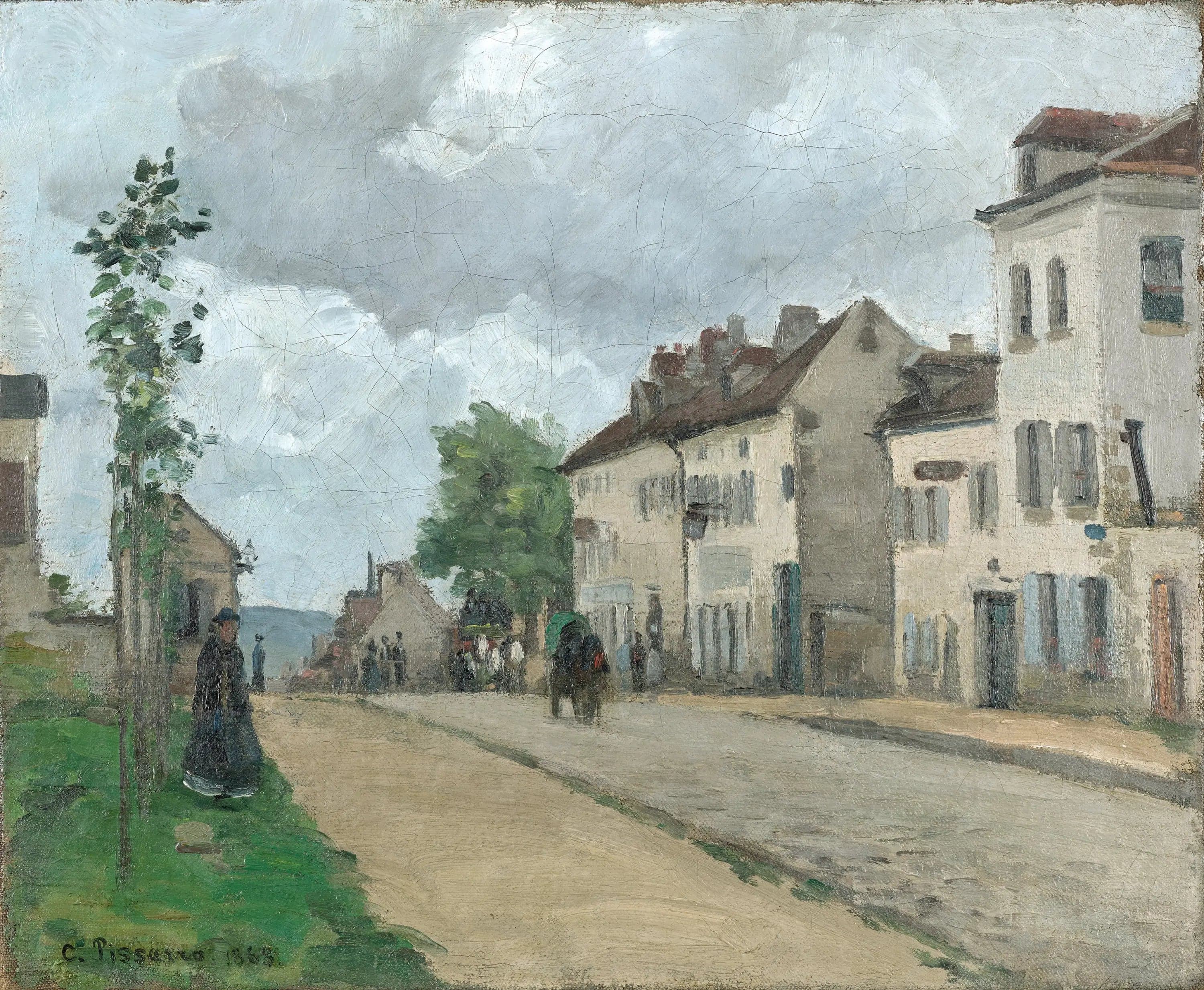 The Street of Gisors in Pontoise