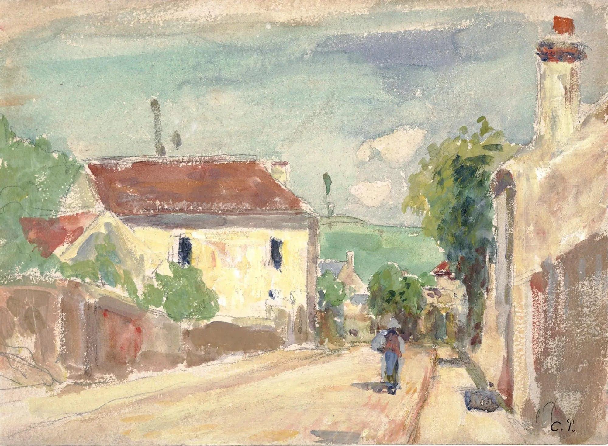 The Street of Hermitage, Pontoise