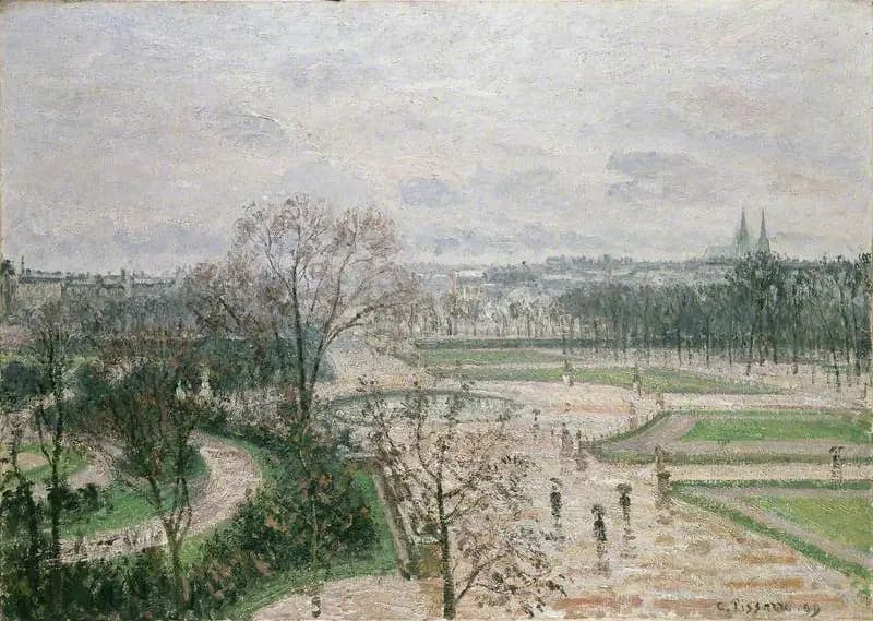 The Tuileries Garden, Rainy Weather