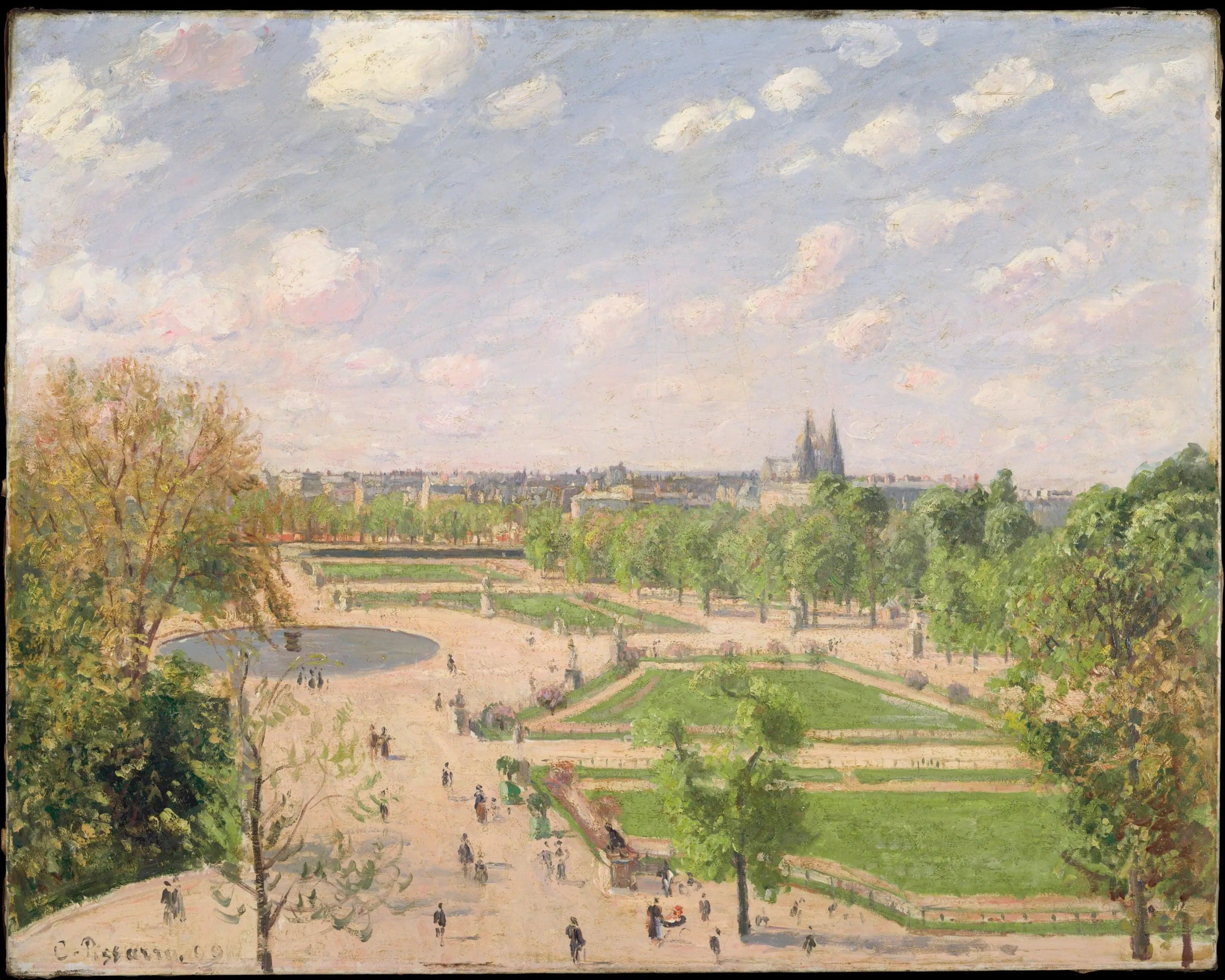 The Tuileries Garden on a Spring Morning