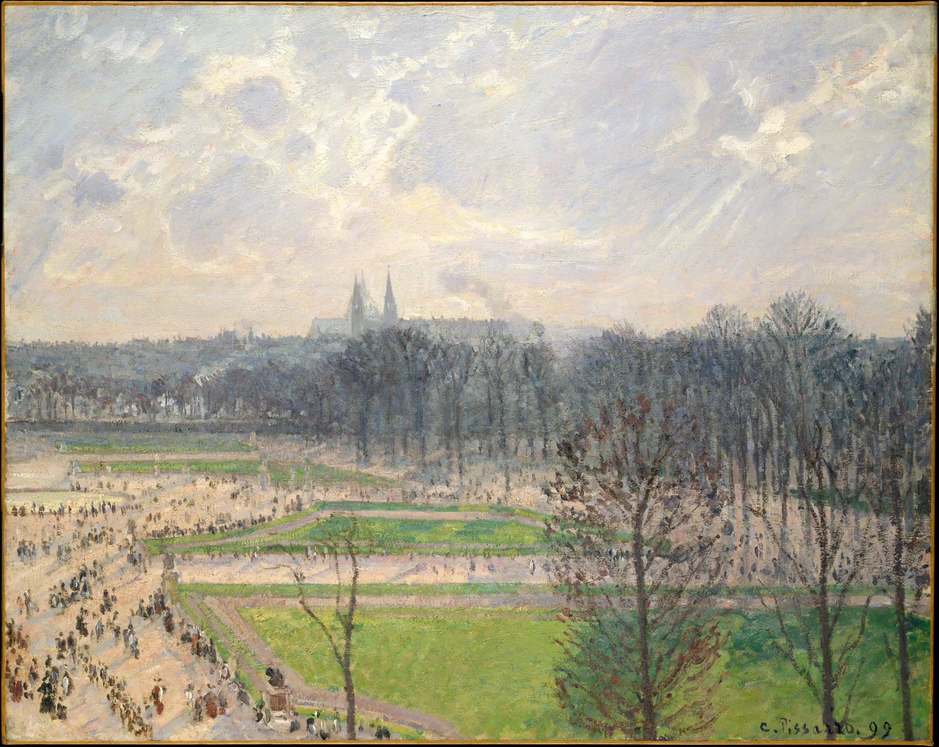 The Tuileries Garden on a Winter Afternoon