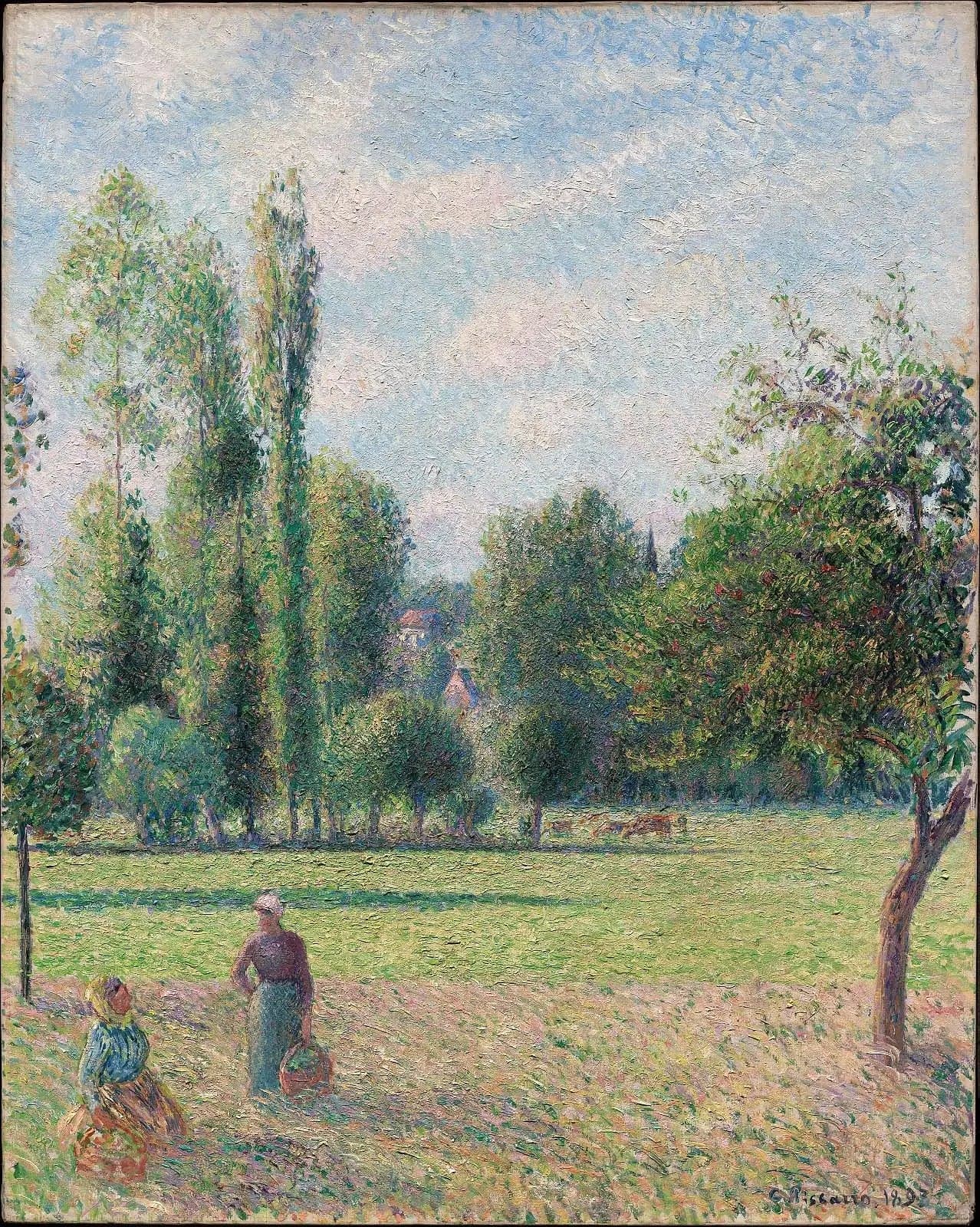 Two Women in the Meadow at Éragny
