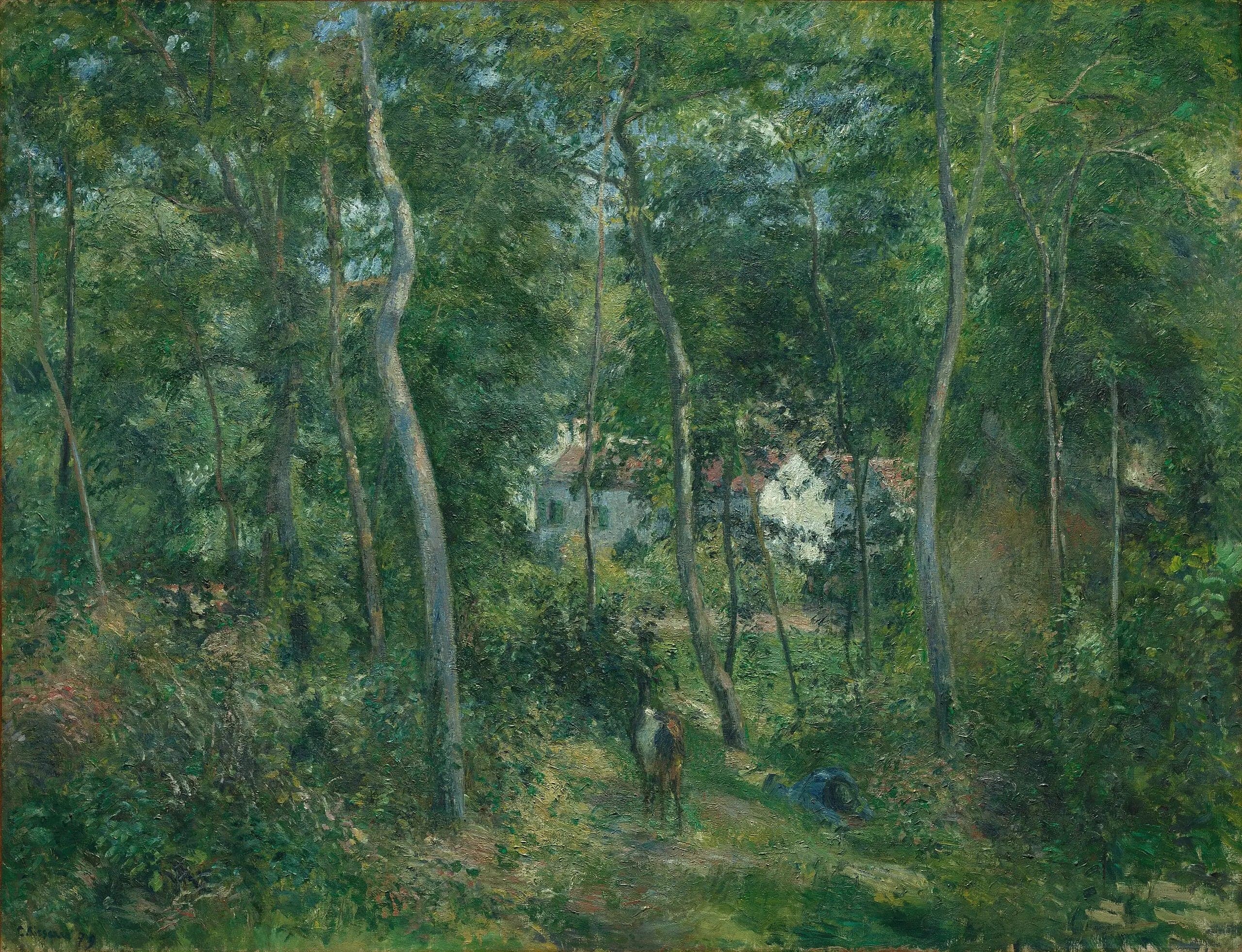 Underbrush at the Hermitage, Pontoise / The Background of the Hermitage
