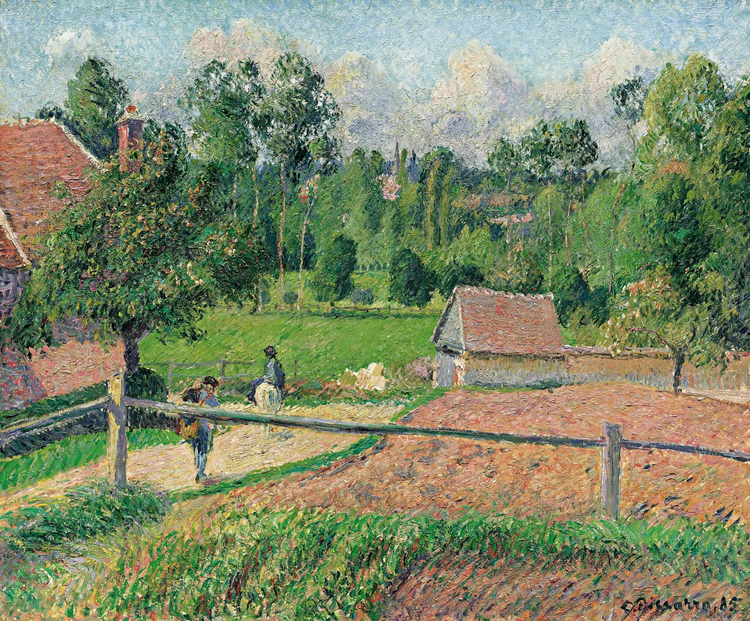 View from the Artist's Window, Eragny