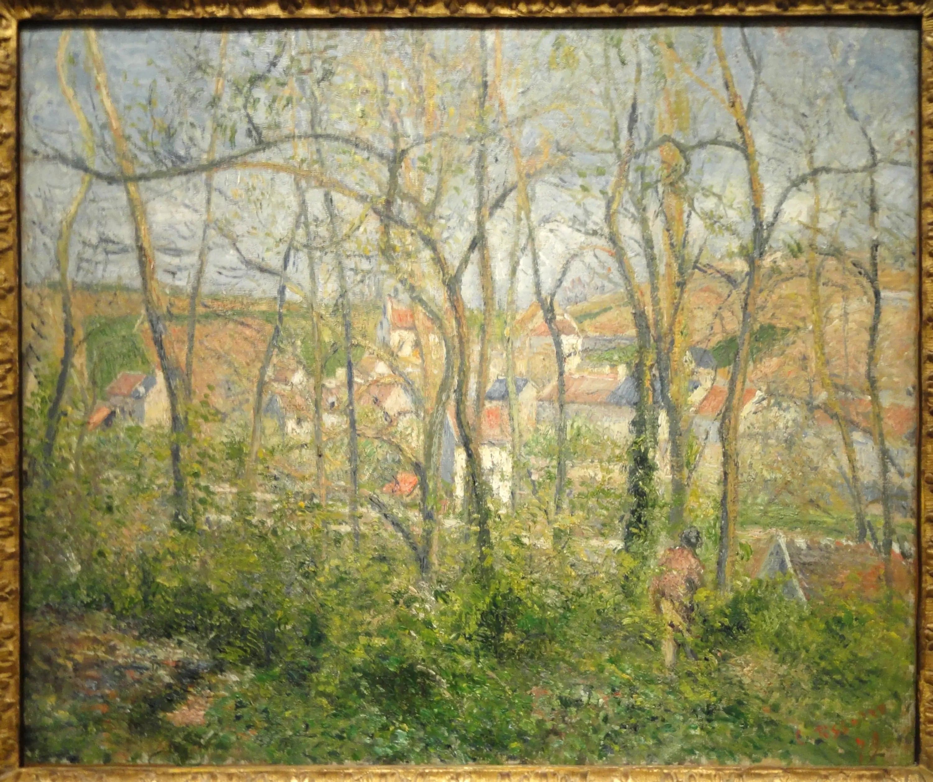 View of the Hermitage through the Trees, Pontoise