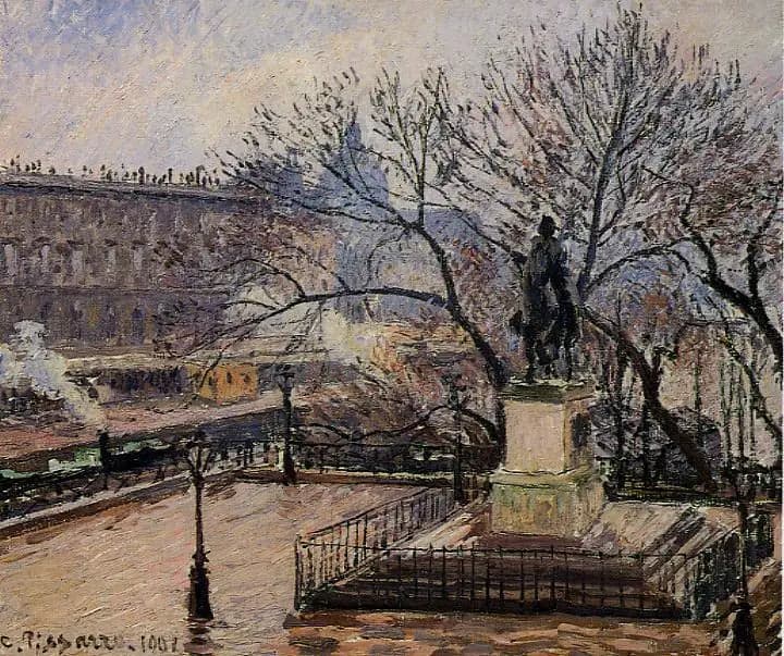 View of the Pont-Neuf with the statue of Henri IV