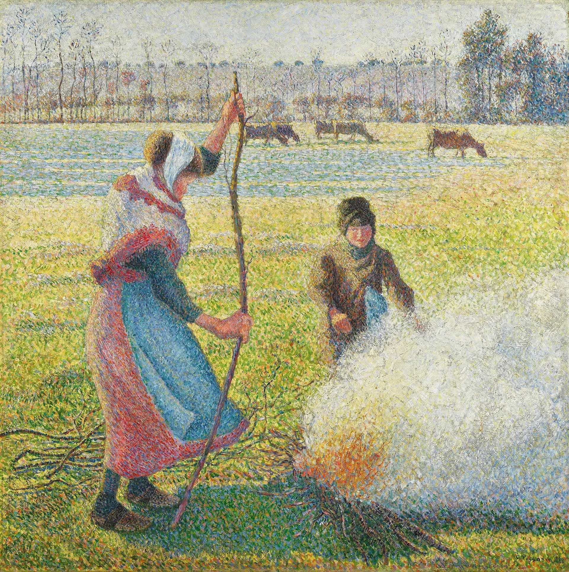White Jelly, Young Peasant Making Fire