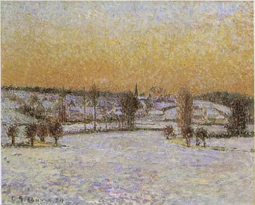 Winter Landscape, Éragny, Evening
