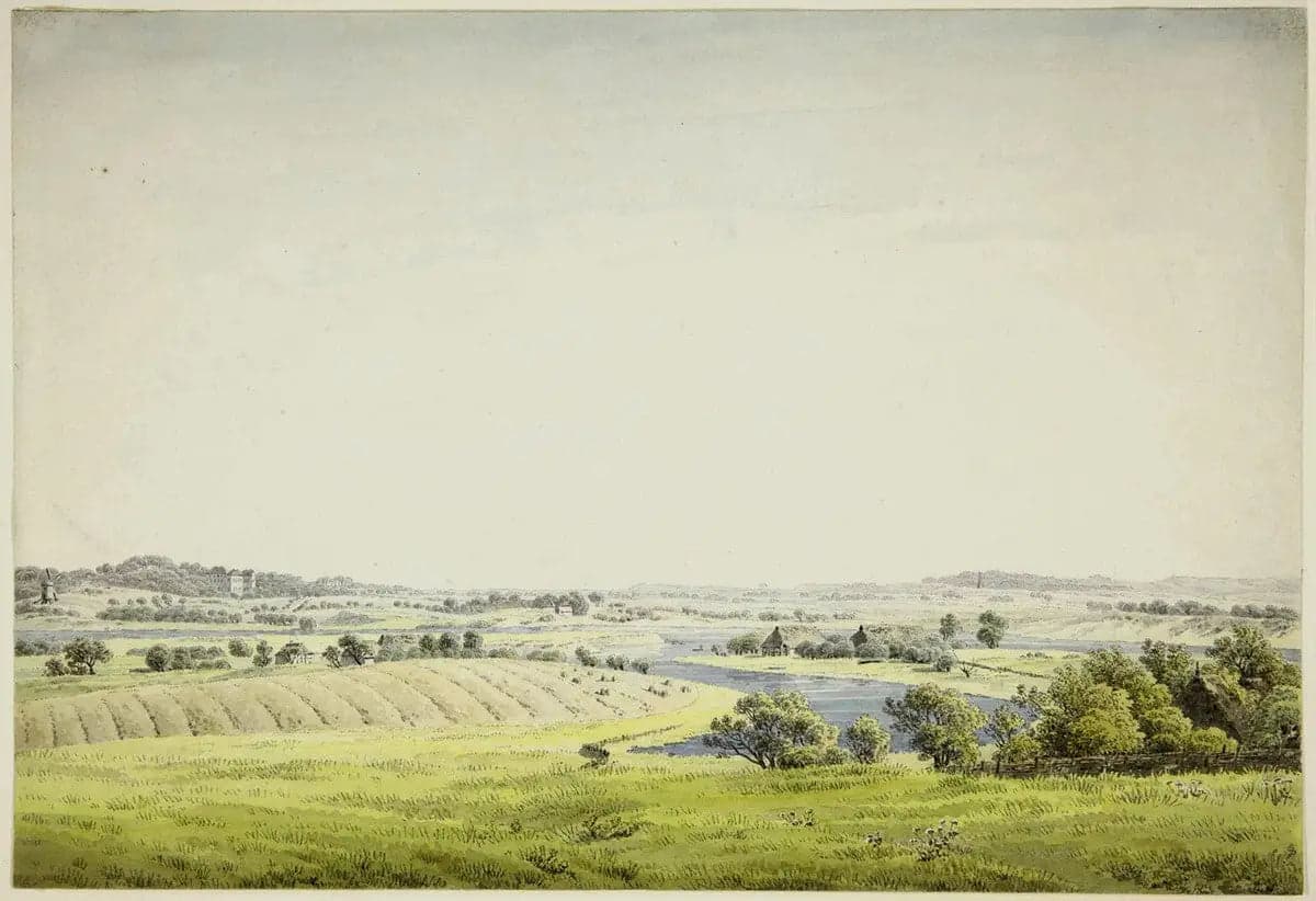 Landscape of Rügen near Putbus