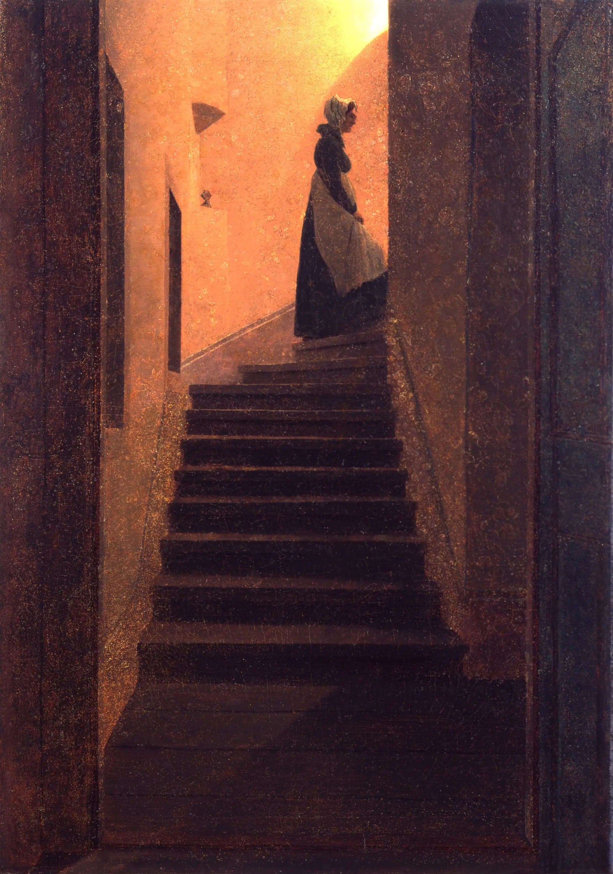 Woman Ascending Towards the Light