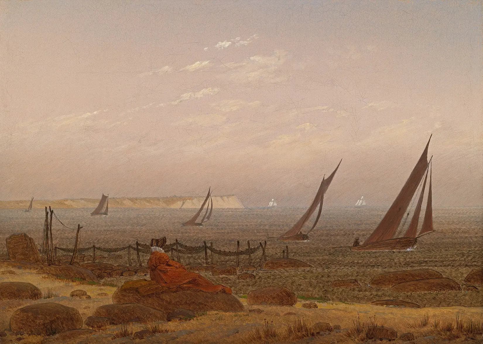 Woman on the Beach of Rügen