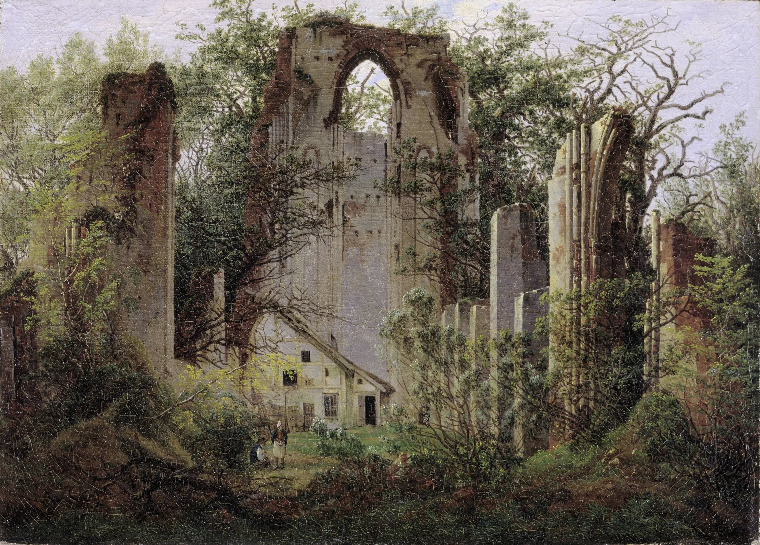 ruins of the Eldena Monastery, near Greifswald