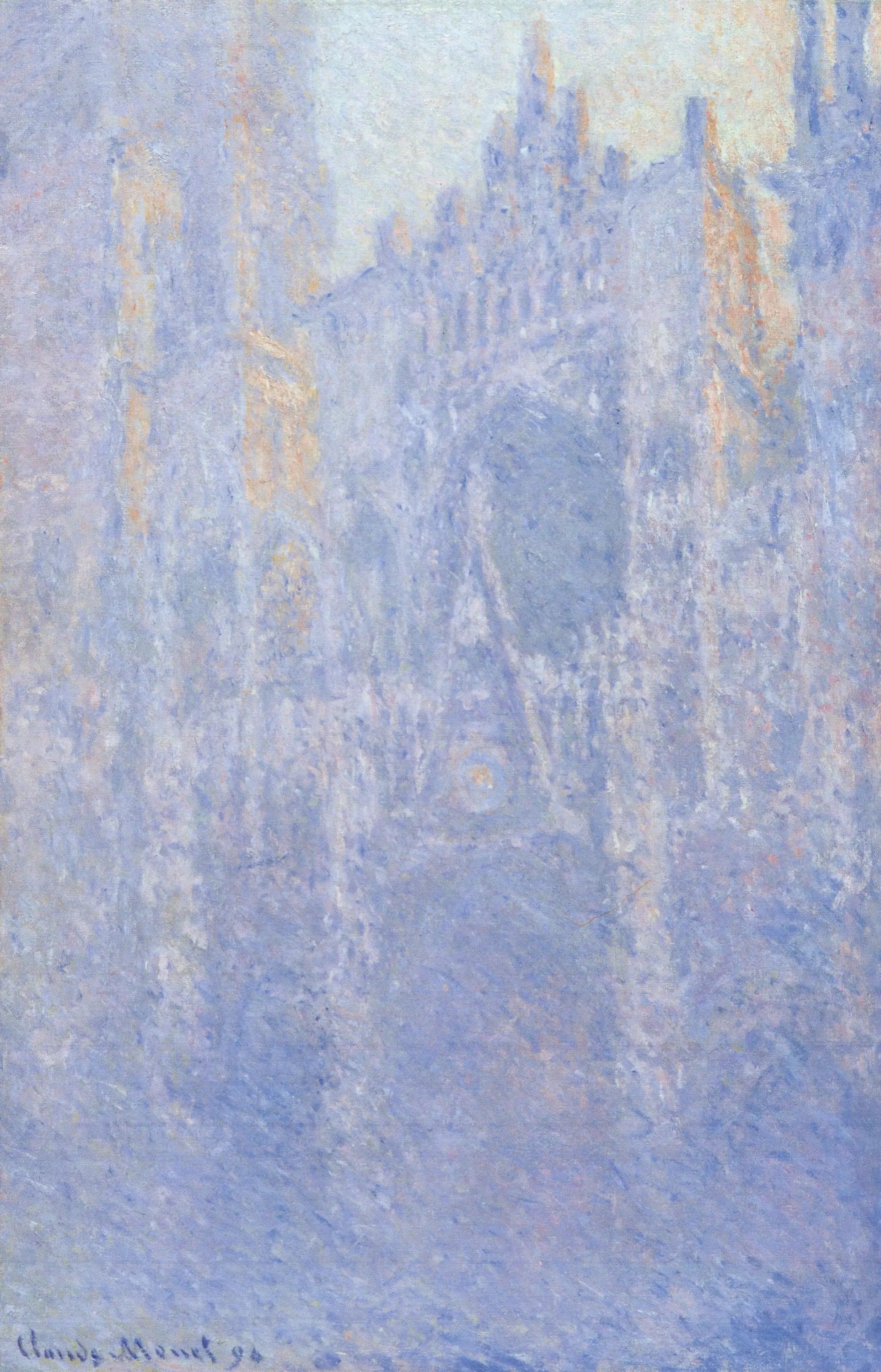 The Rouen Cathedral, the Portal, Morning Fog