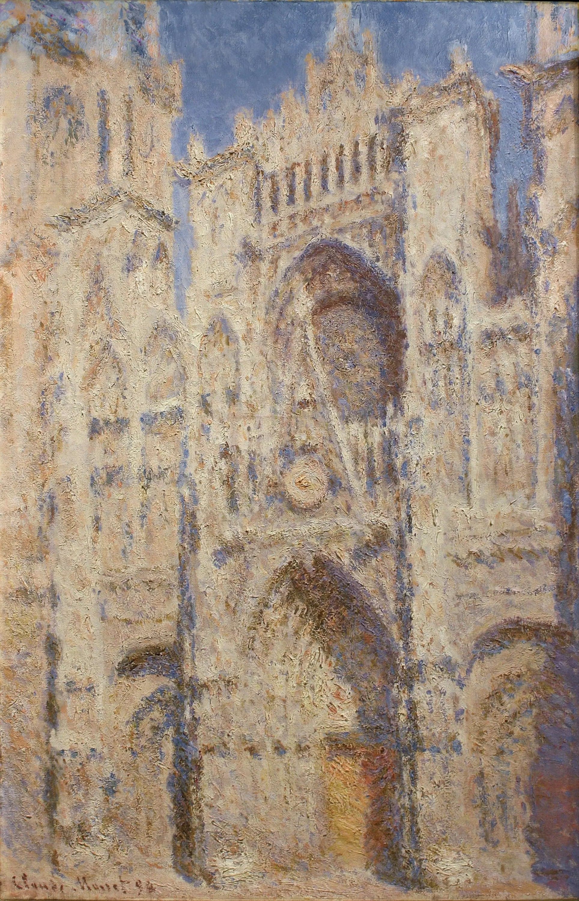 The Rouen Cathedral, the Portal, Sun