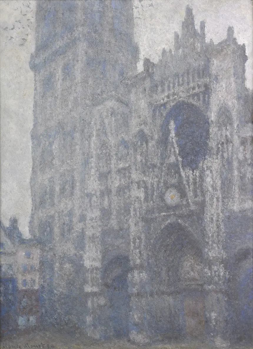 The Rouen Cathedral, the Portal and the Tour d'Albane, Noon