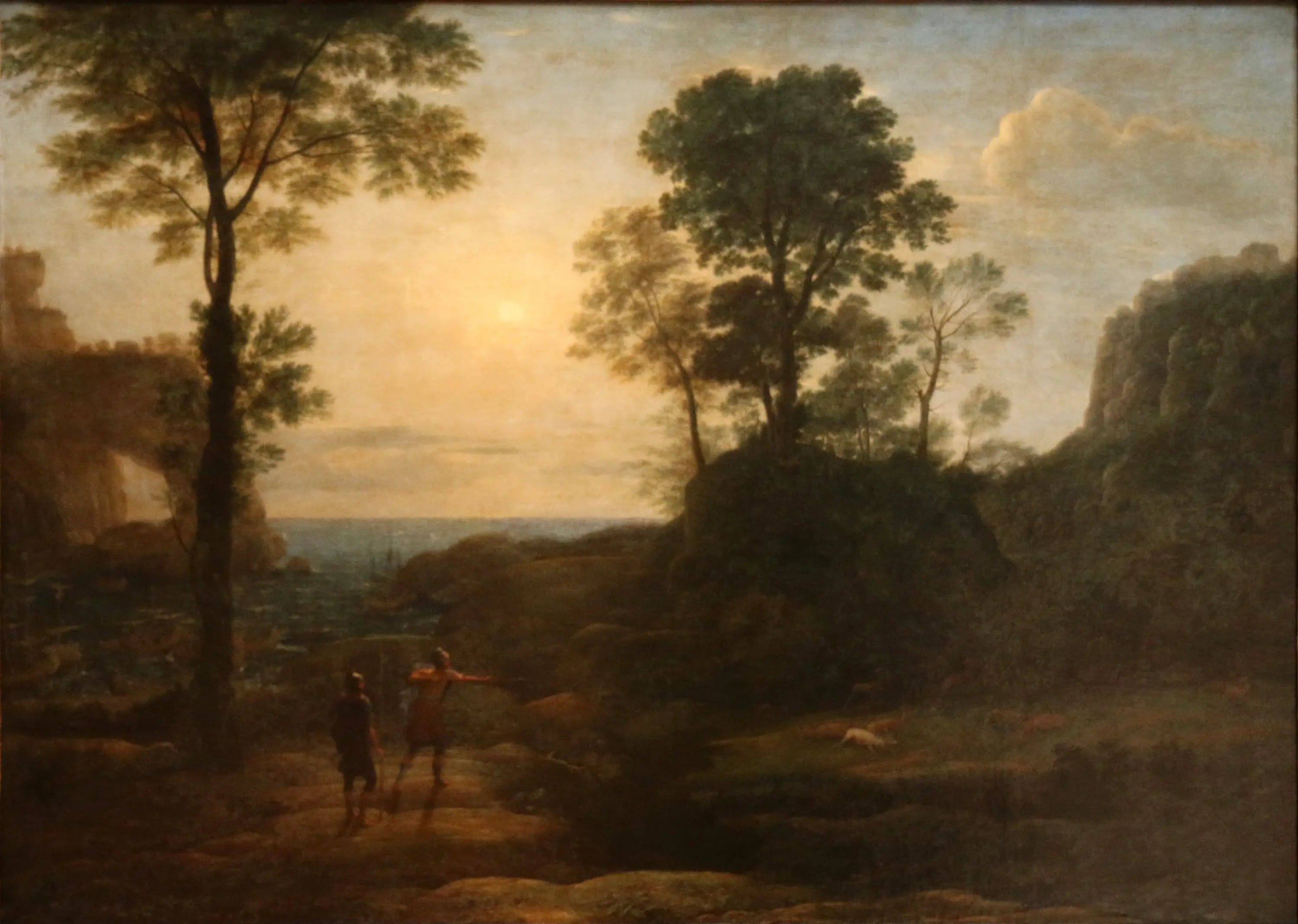 Aeneas Hunting the Deer on the Coast of Libya