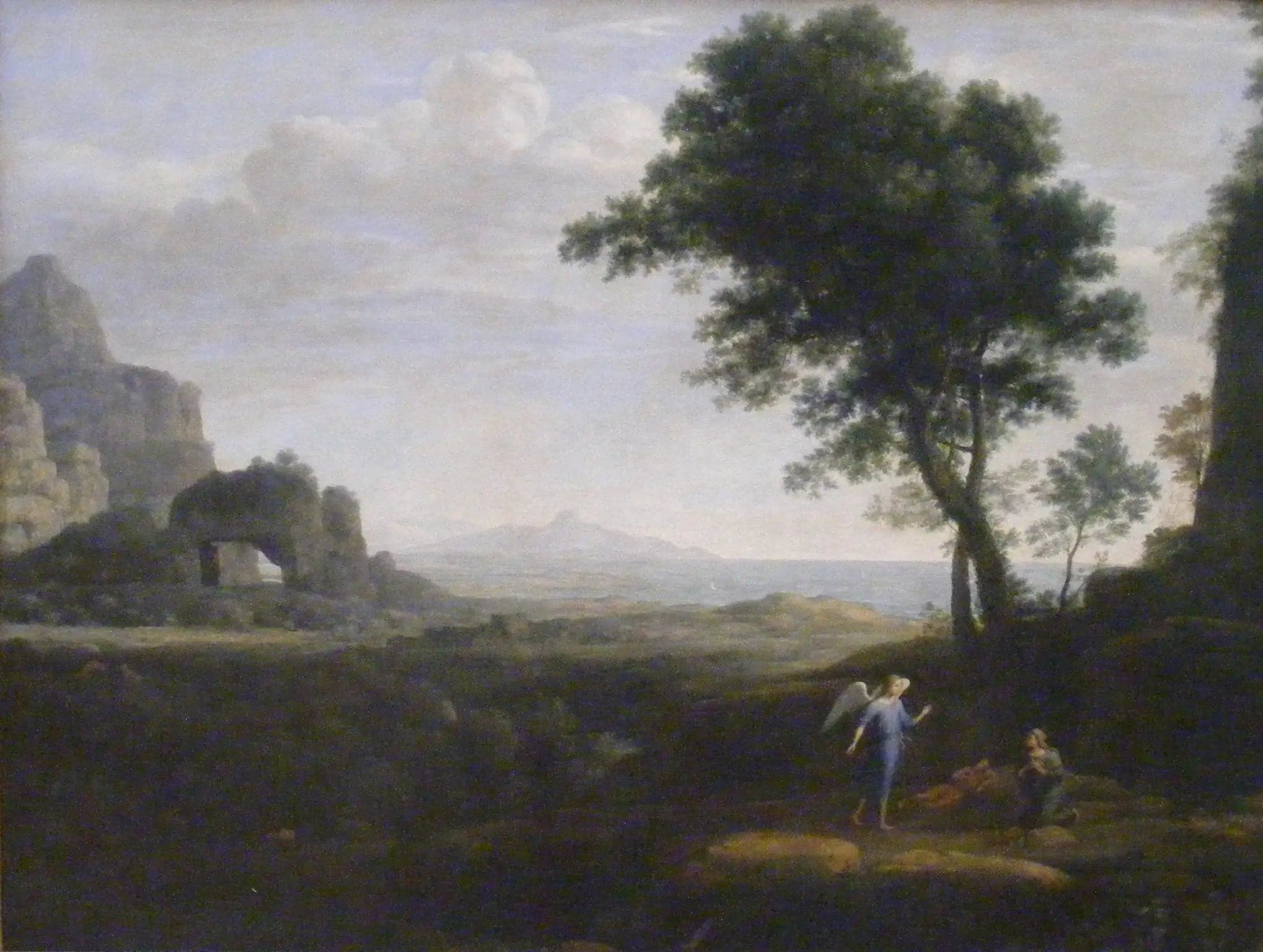 Agar and Ismaël in the Desert