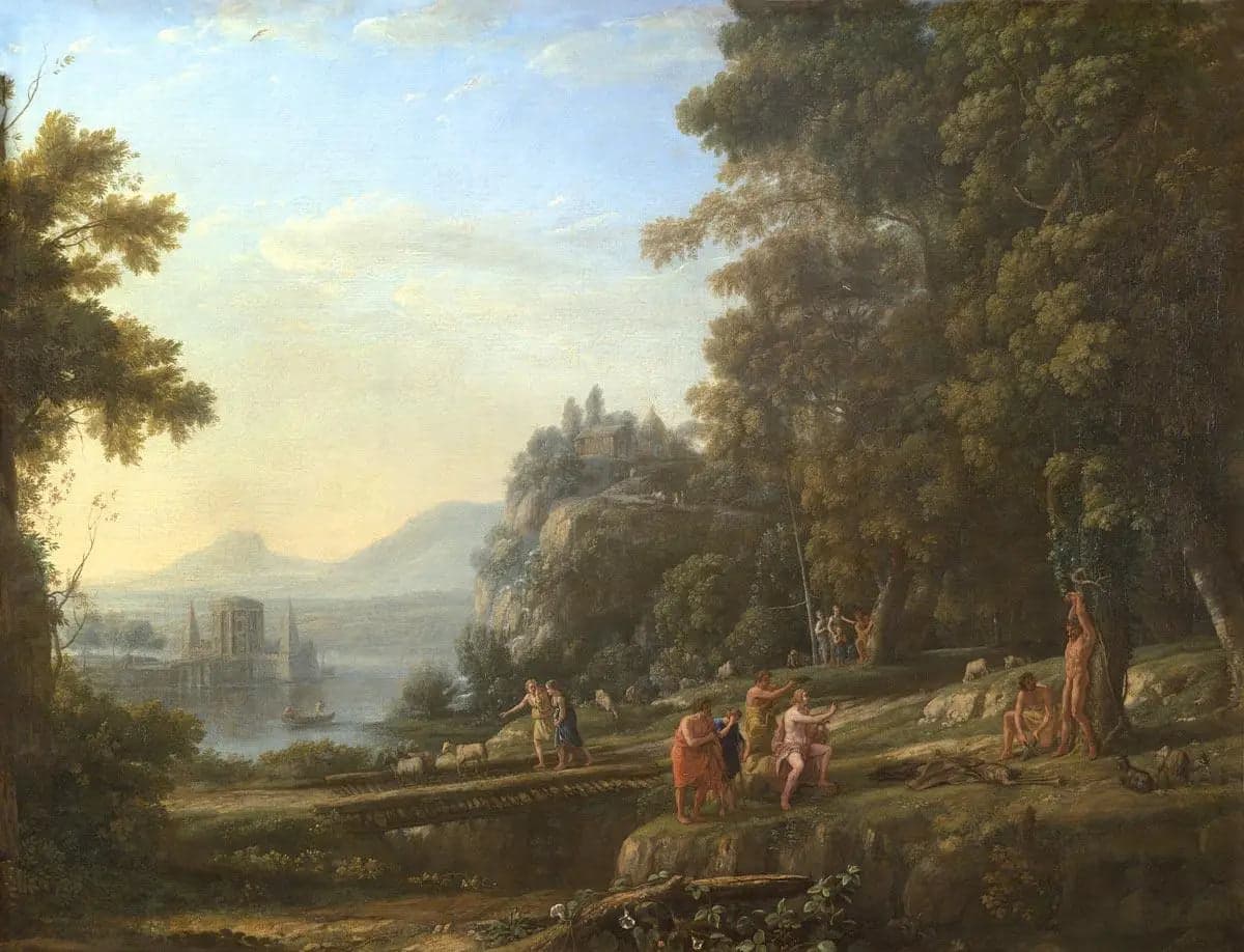Landscape with Apollo and Marsyas