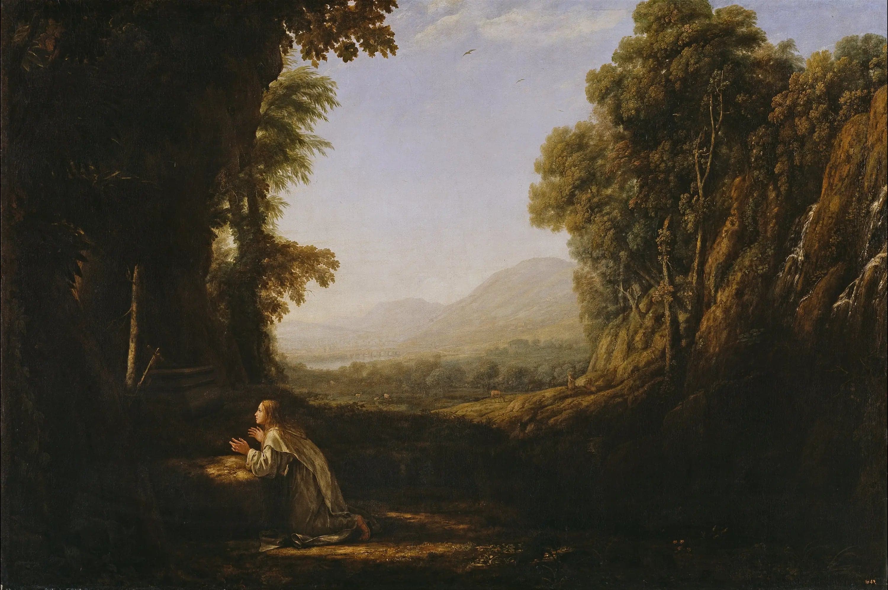 Landscape with Sainte María de Cervelló