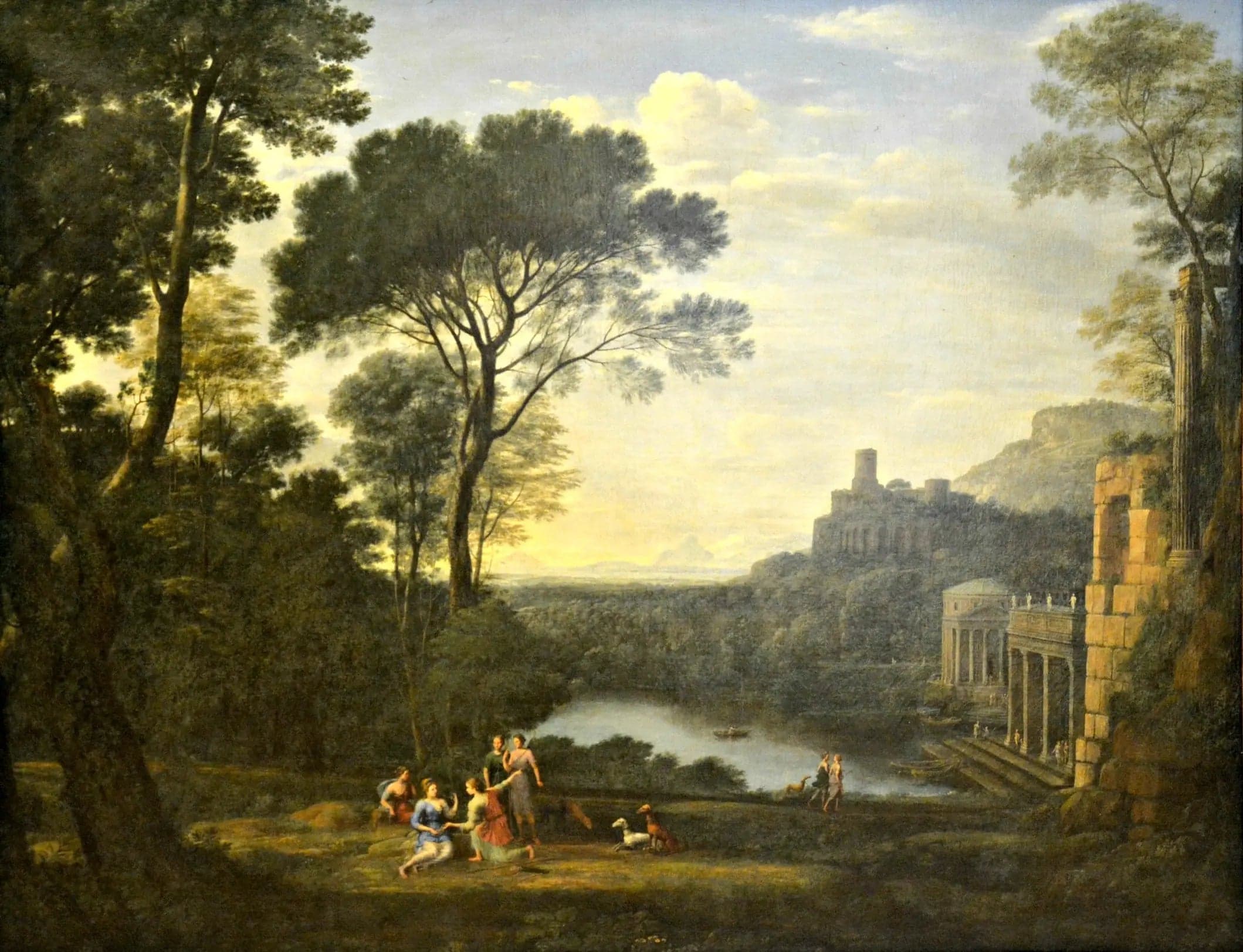 Landscape with the Nymph Égérie Crying Numa