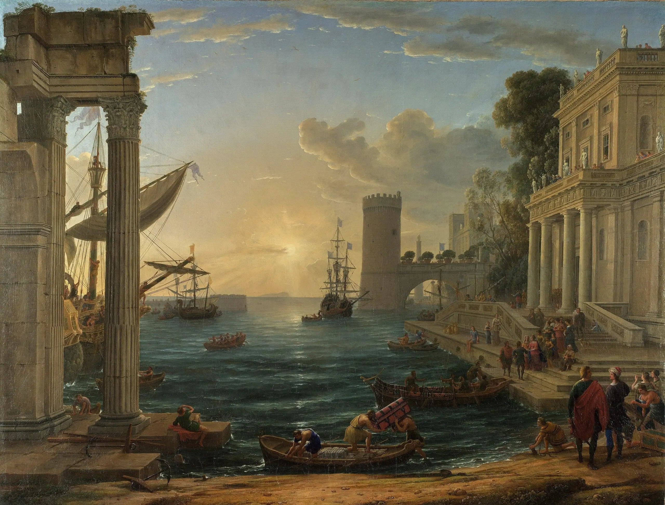 The Queen of Sheba's Embarkation