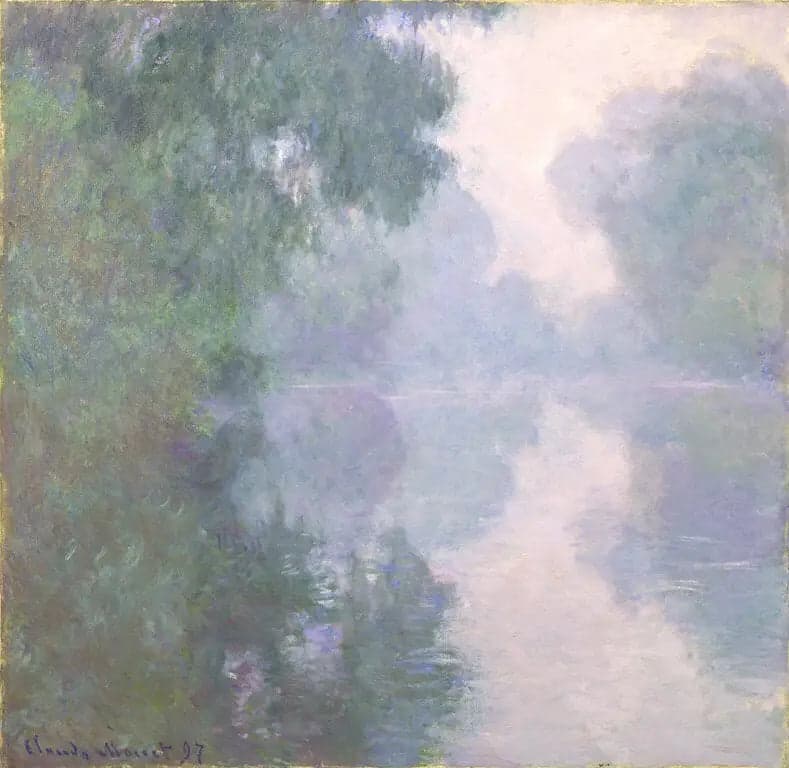 Arm of the Seine at Giverny, morning mists