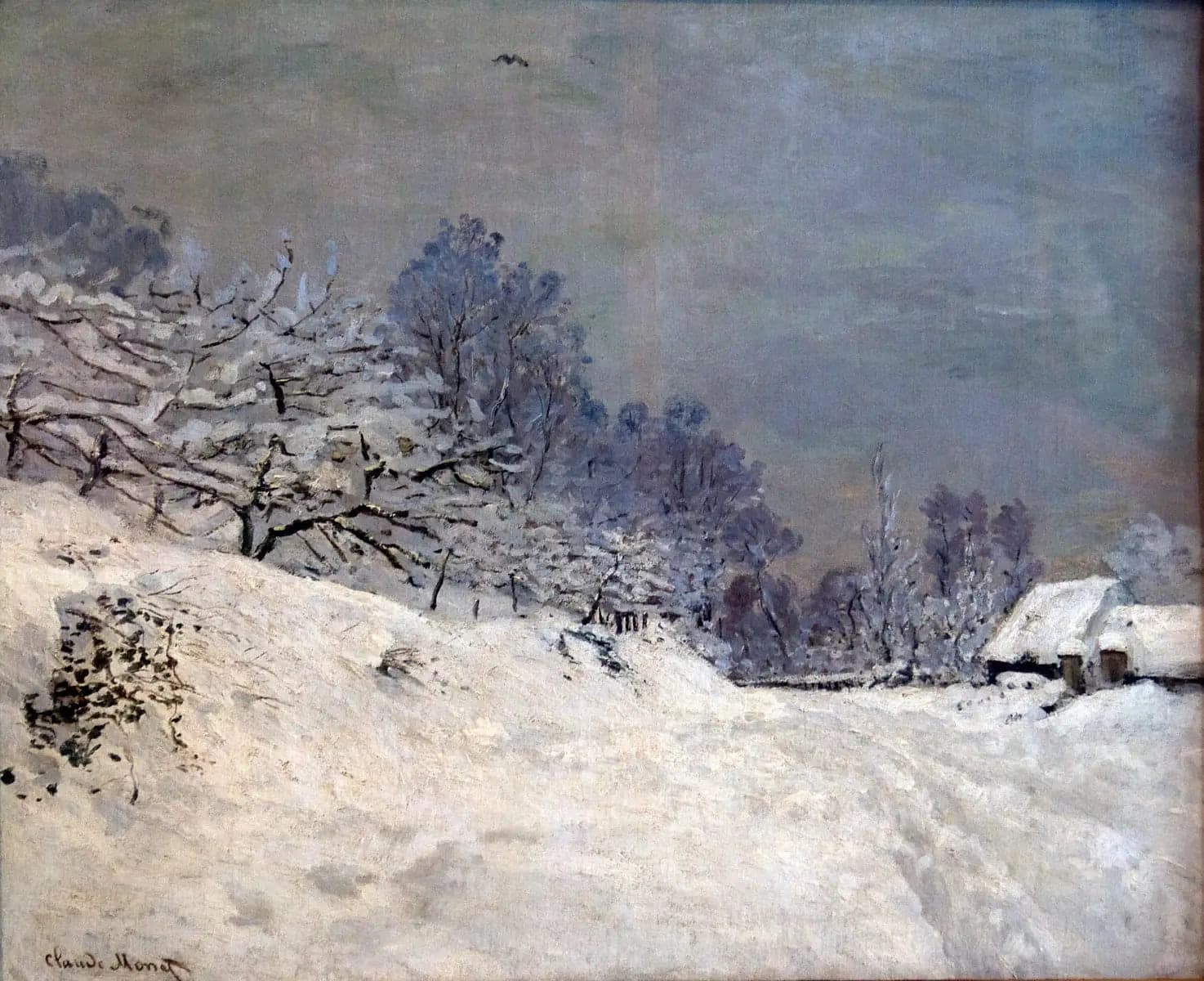 Around Honfleur, snow