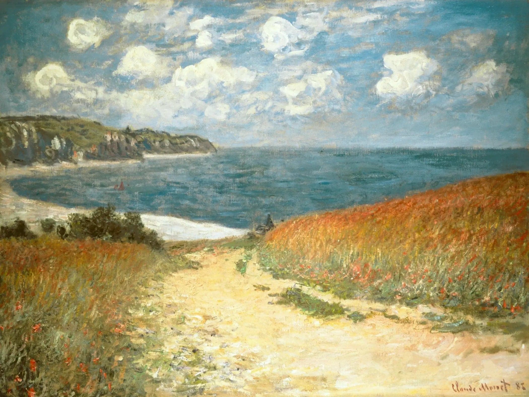 Path in the Wheat Fields at Pourville