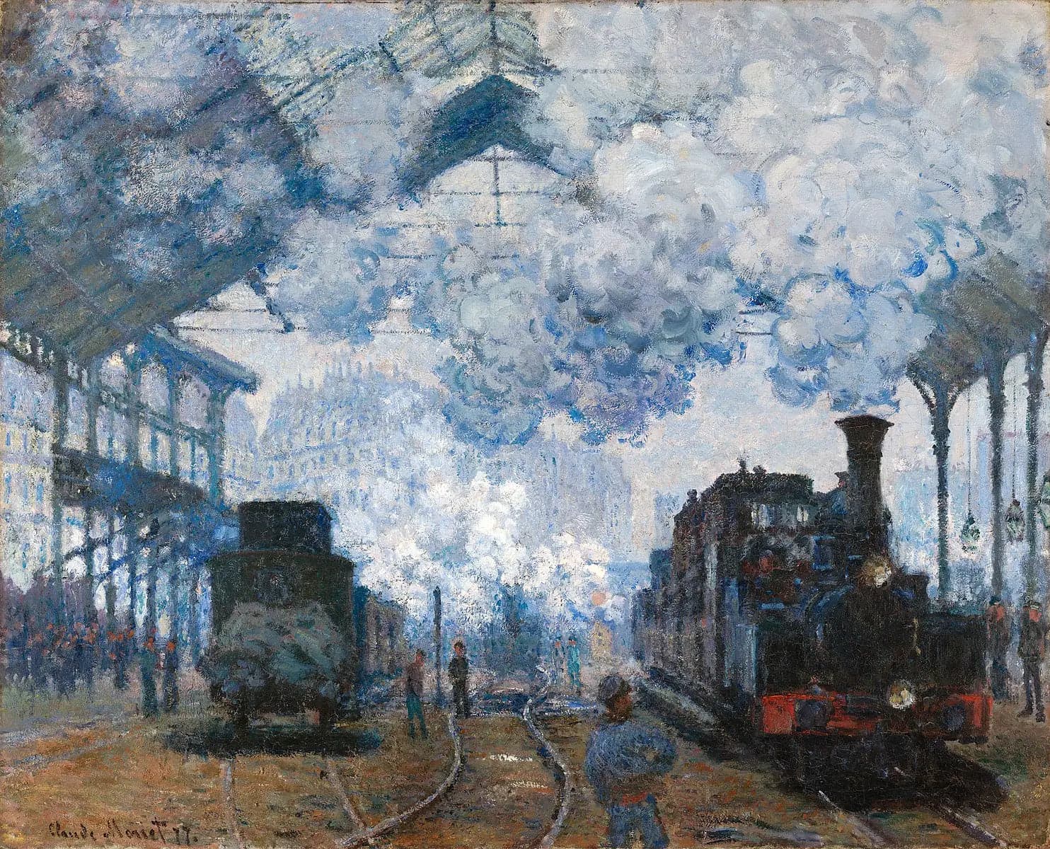 Saint-Lazare Station, Arrival of a Train