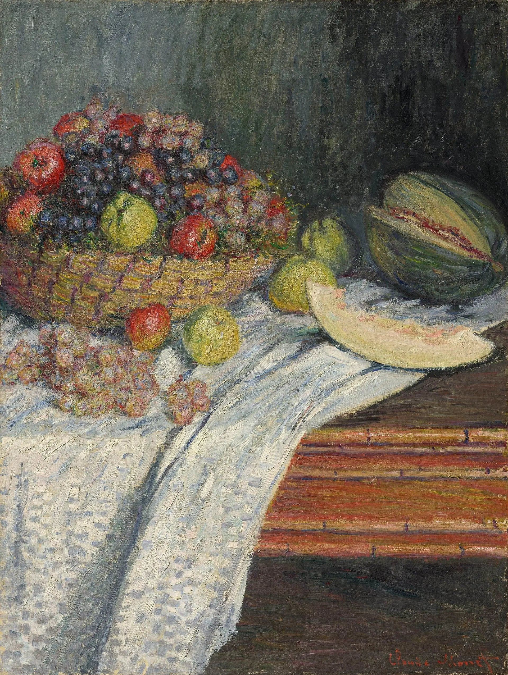 Still Life with Spanish Melon