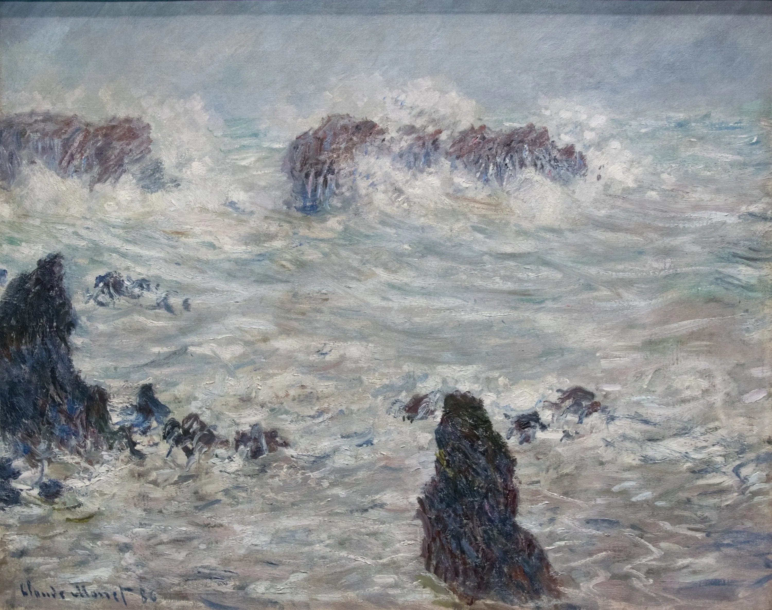 Storm, coasts of Belle-Ile