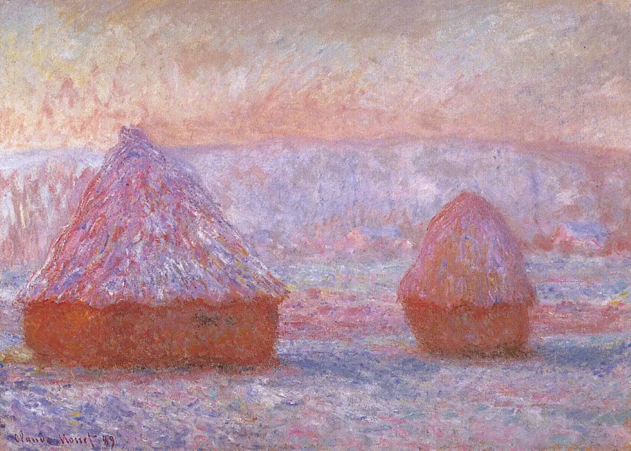 The Haystacks, Giverny, Morning Effect