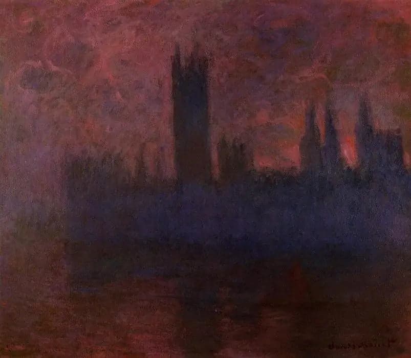 The Houses of Parliament, Symphony in Rose
