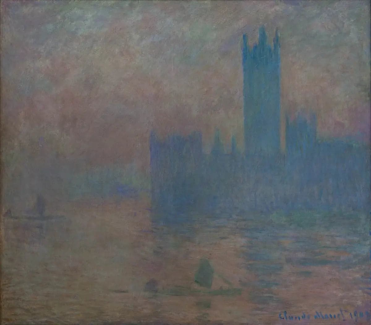 The Parliament of London, fog effect