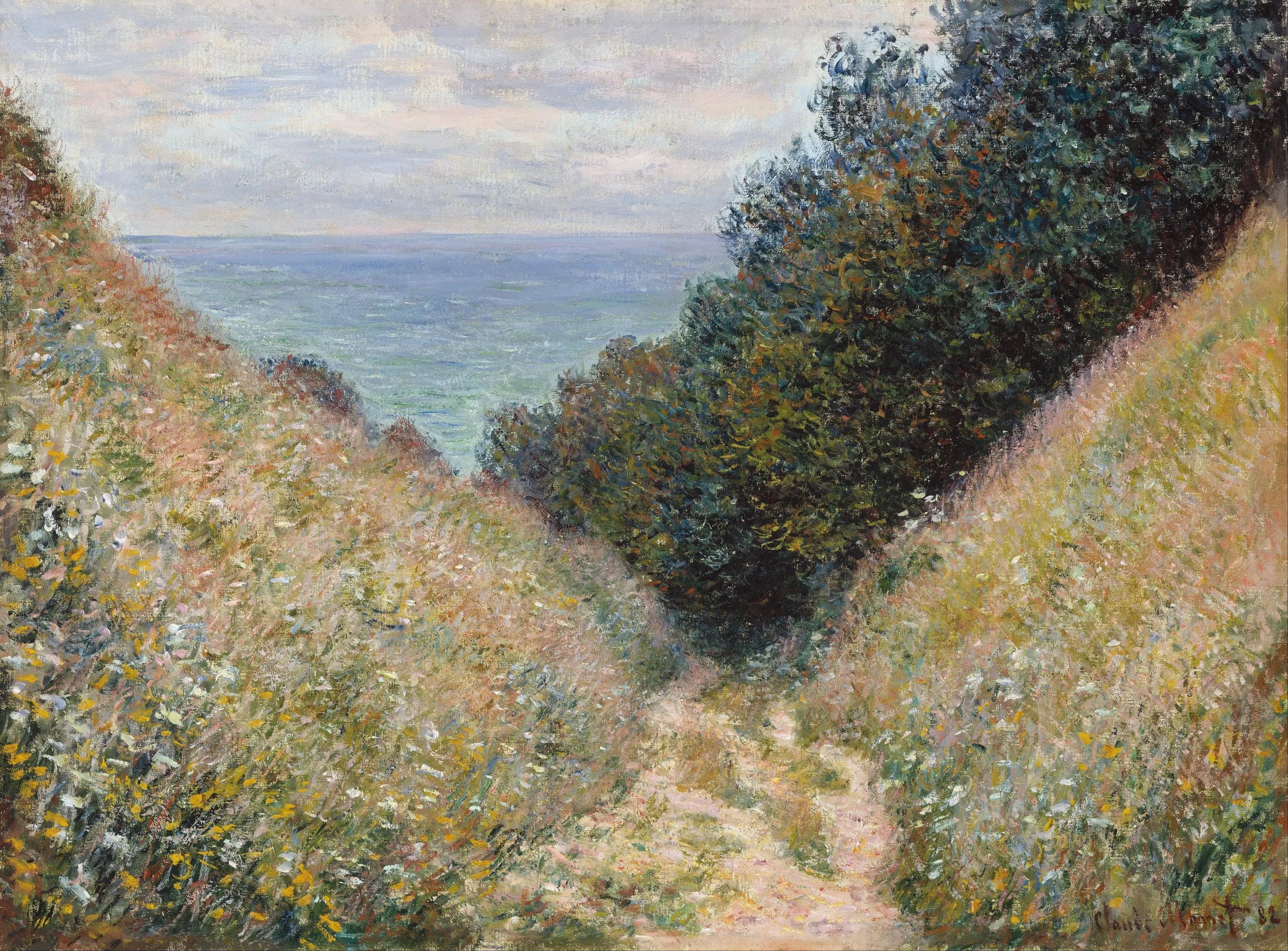 The Path of La Cavée, Pourville