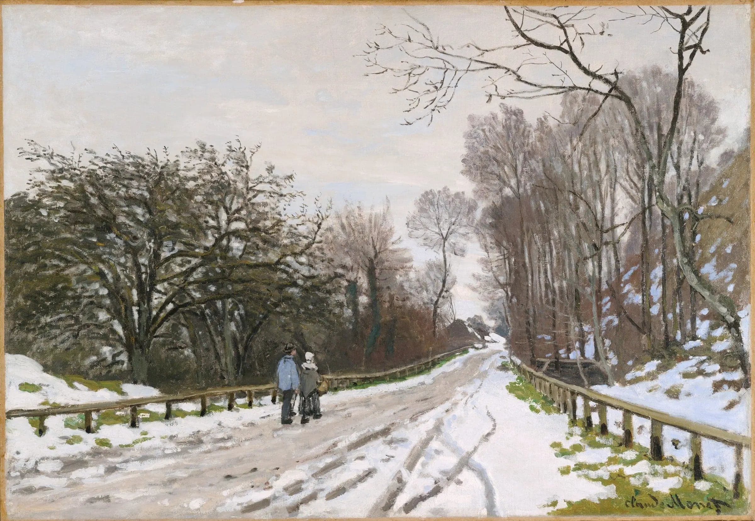 The Road to the Saint-Siméon Farm, Snow Effect