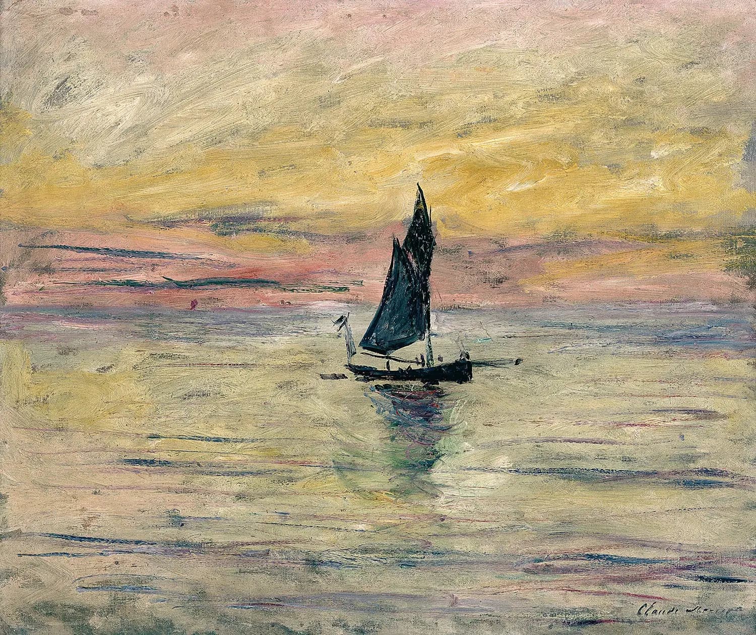 The Sailboat, Evening Effect