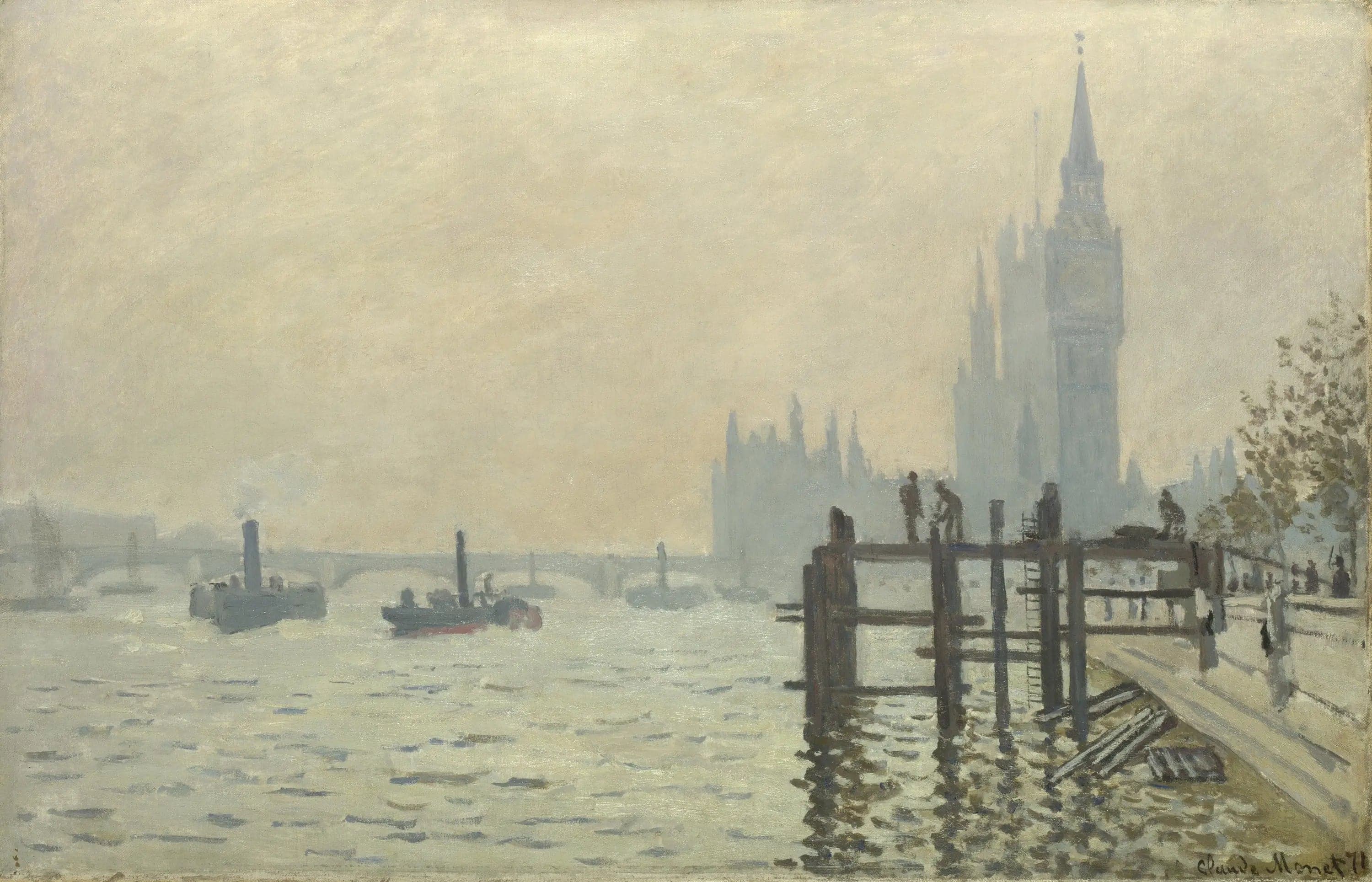 The Thames and the Parliament