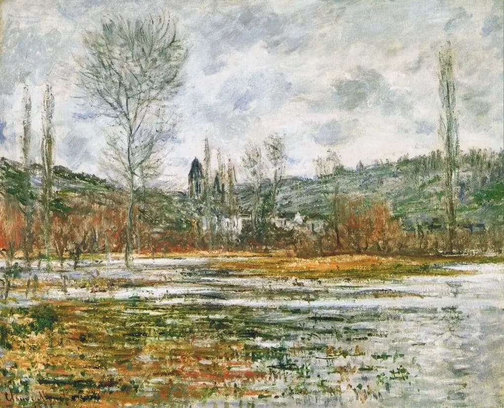 Vetheuil, Flooded Meadow