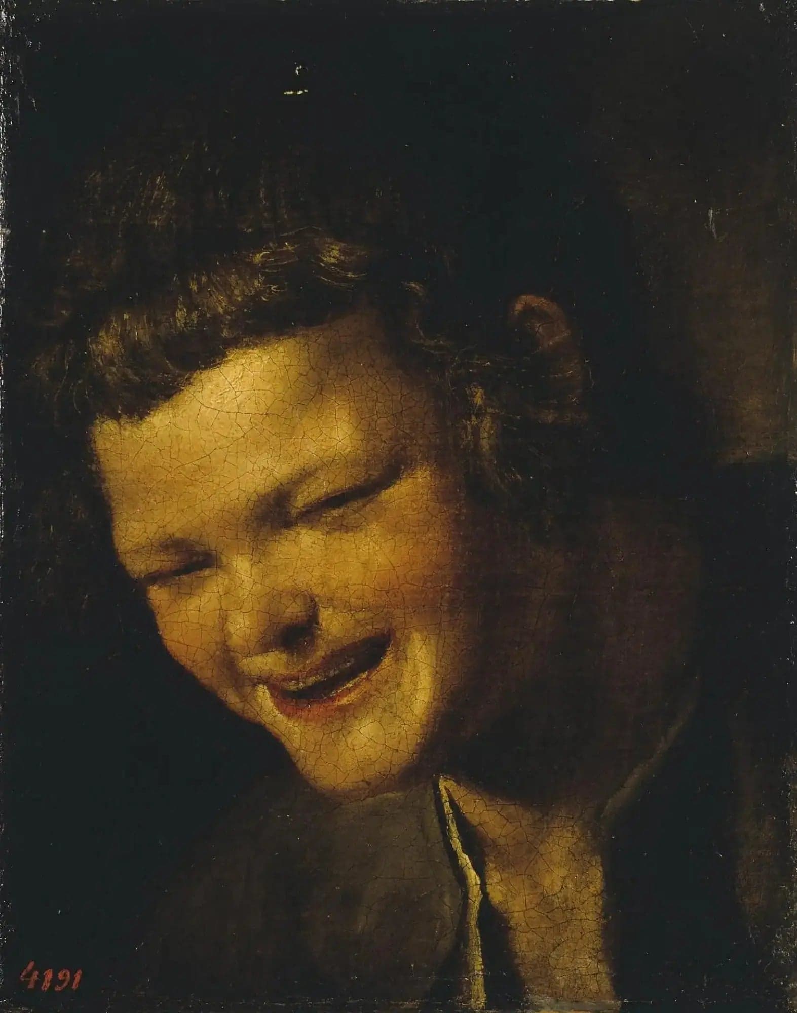 Head of a Laughing Boy