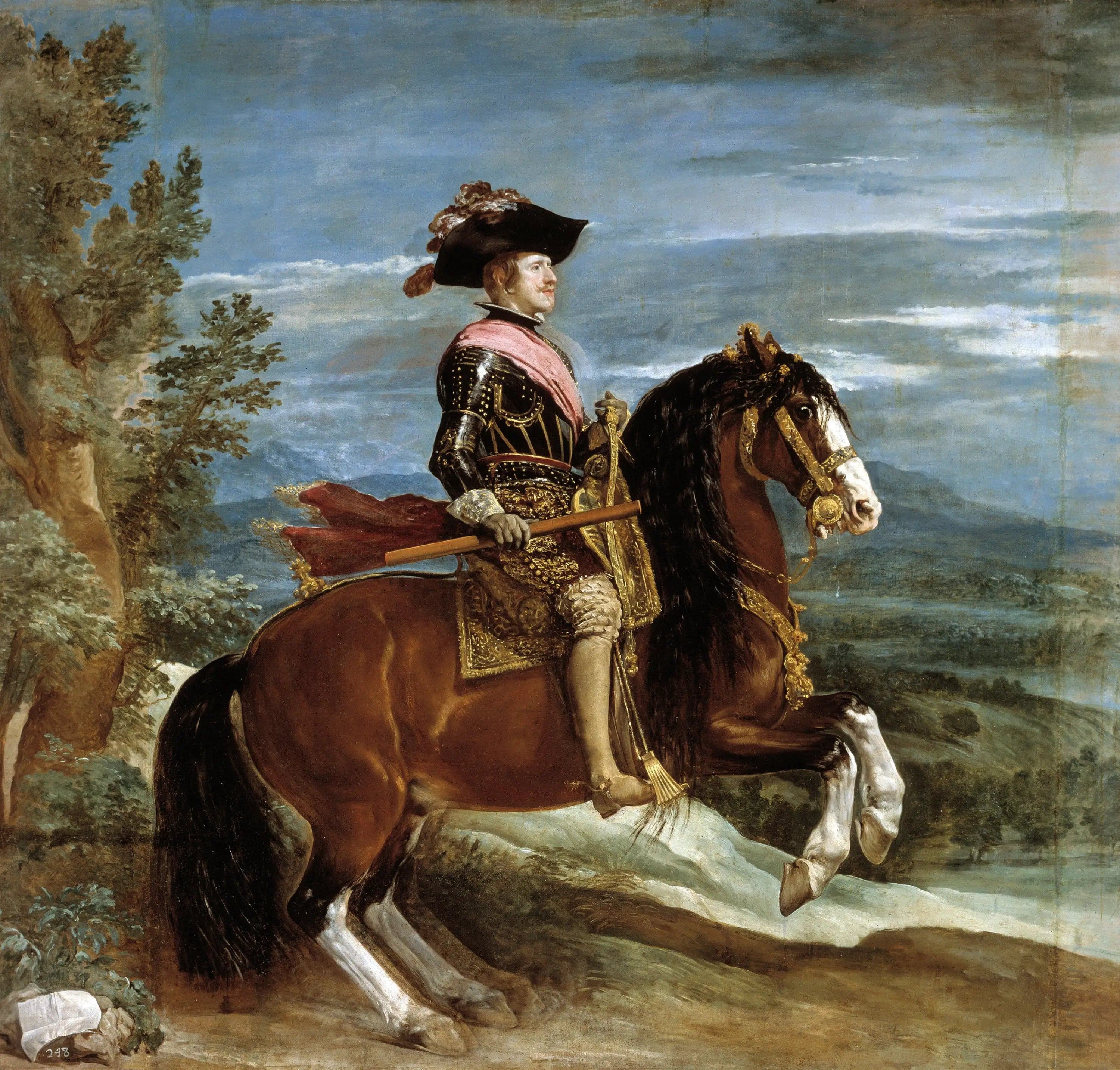 Philippe IV on horseback