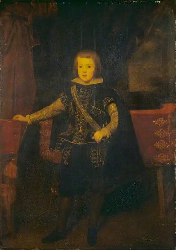 Prince Baltasar Carlos in black and silver
