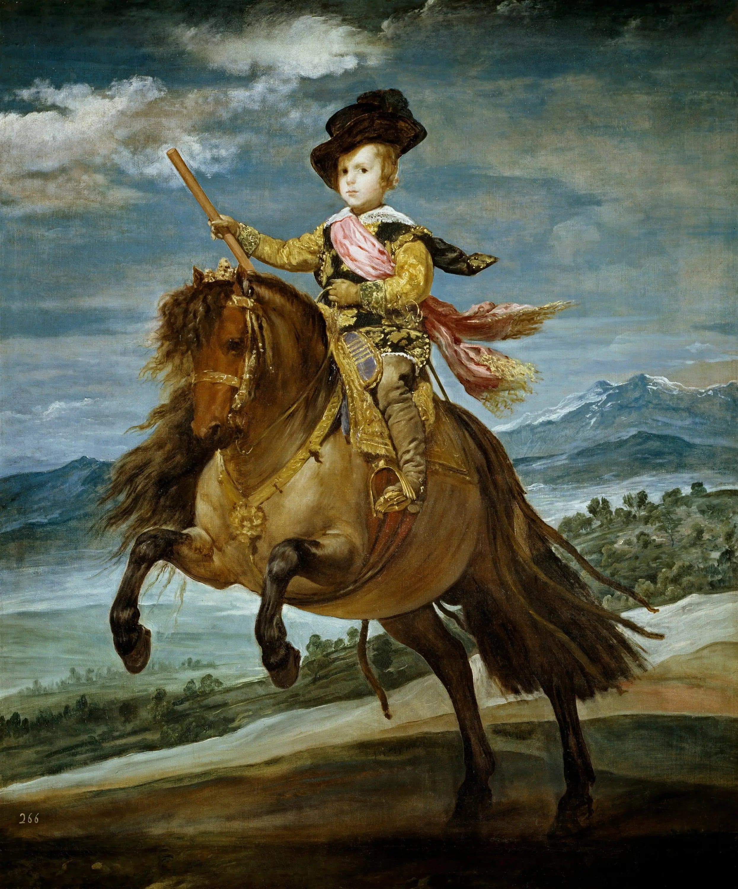 Prince Balthazar Carlos on horseback