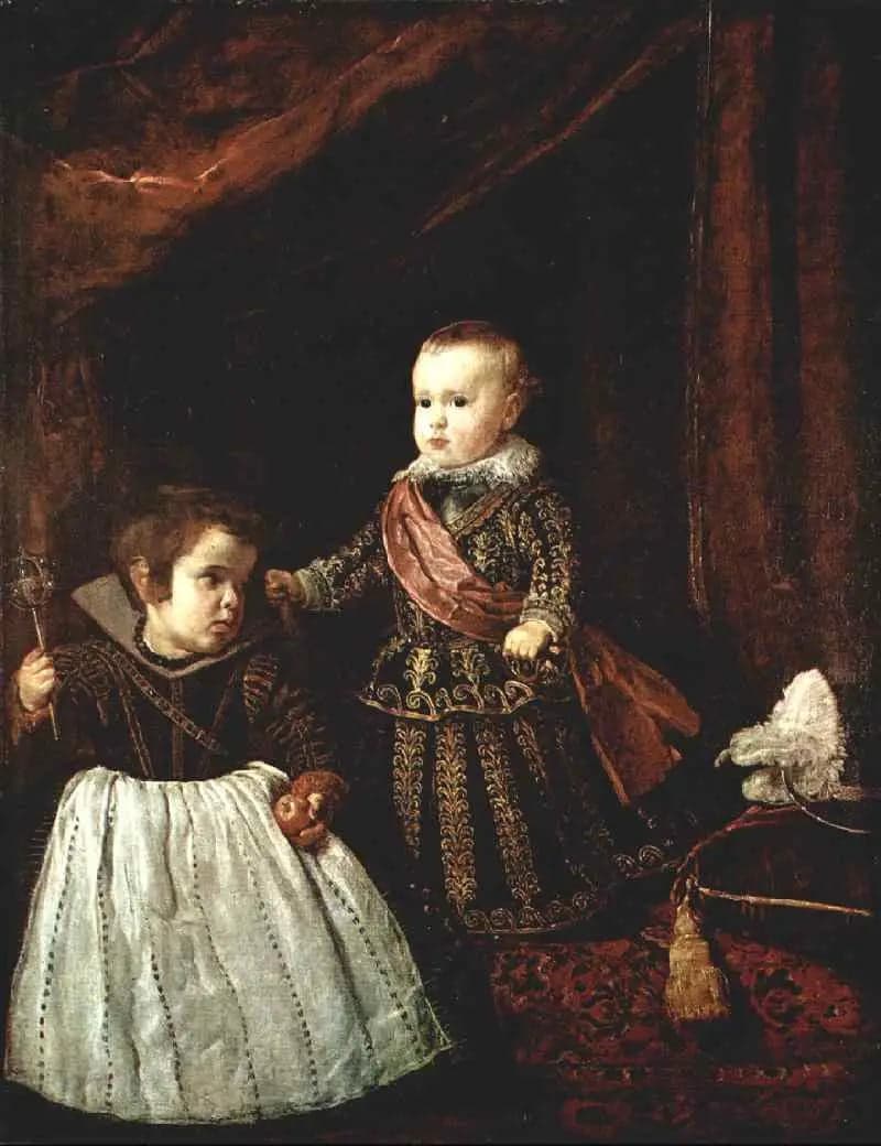 Prince Balthazar Carlos with a Nain