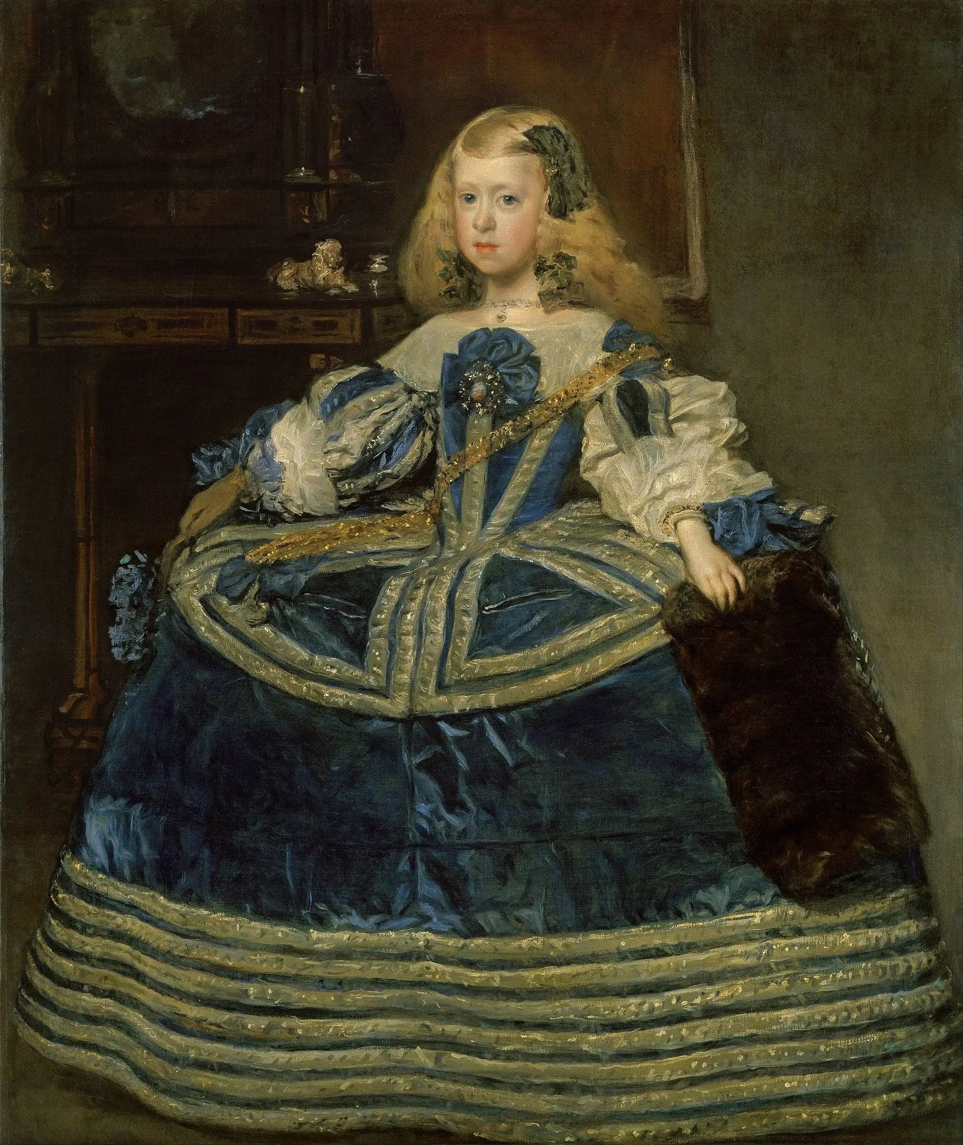 The Infanta Marguerite in Blue