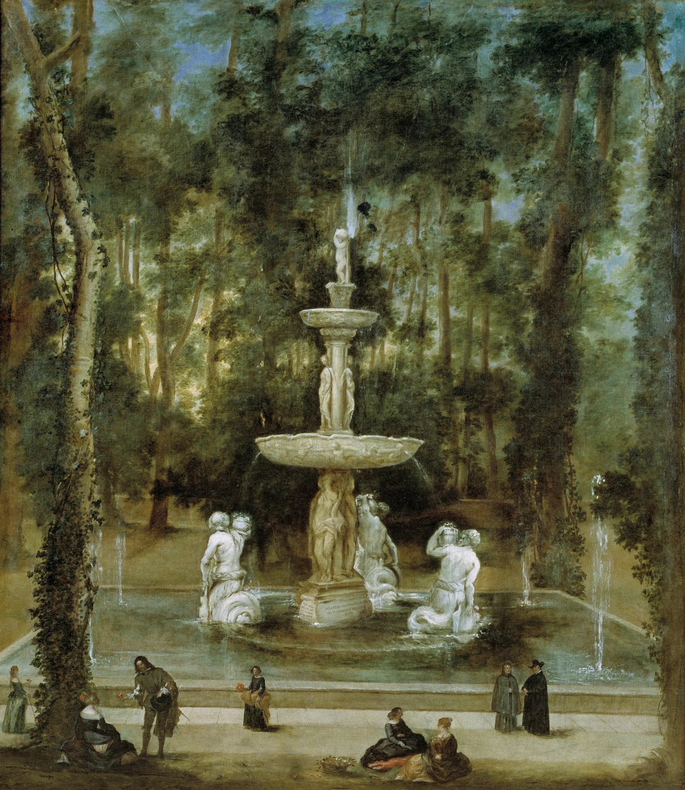 The Tritons Fountain in the Island Garden, Aranjuez