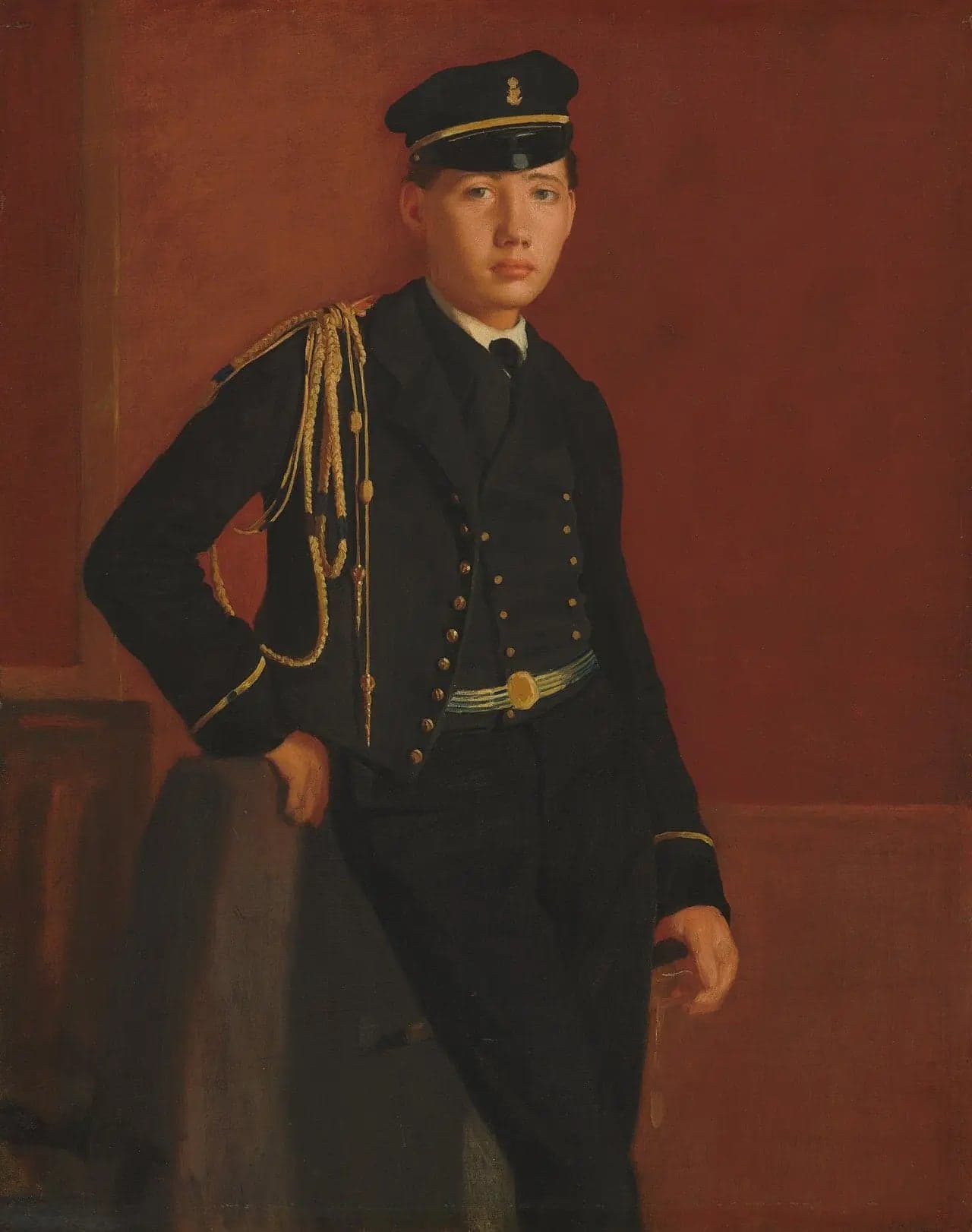 Achille De Gas in Cadet Uniform