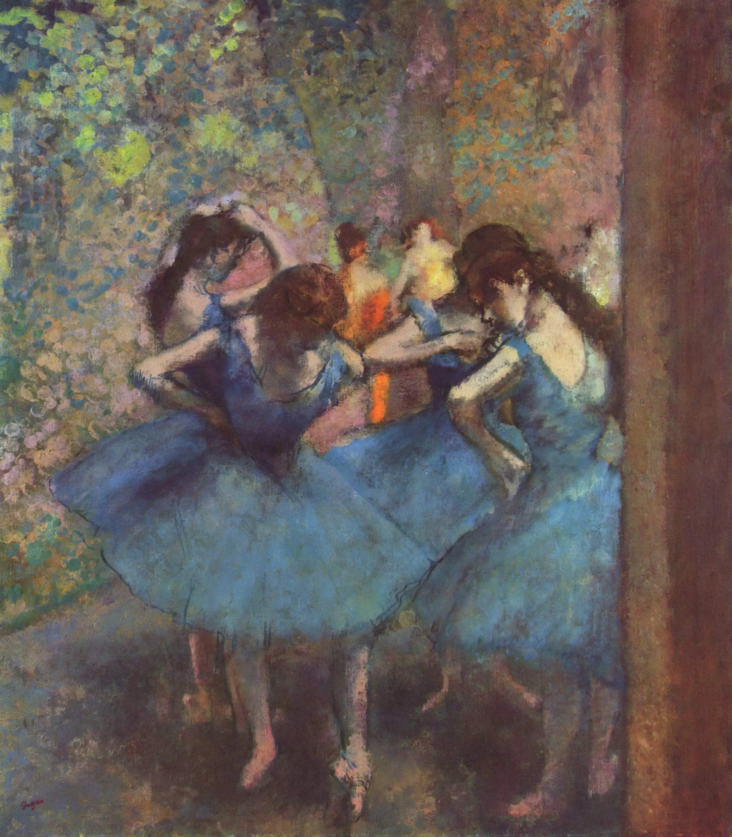Blue Dancers
